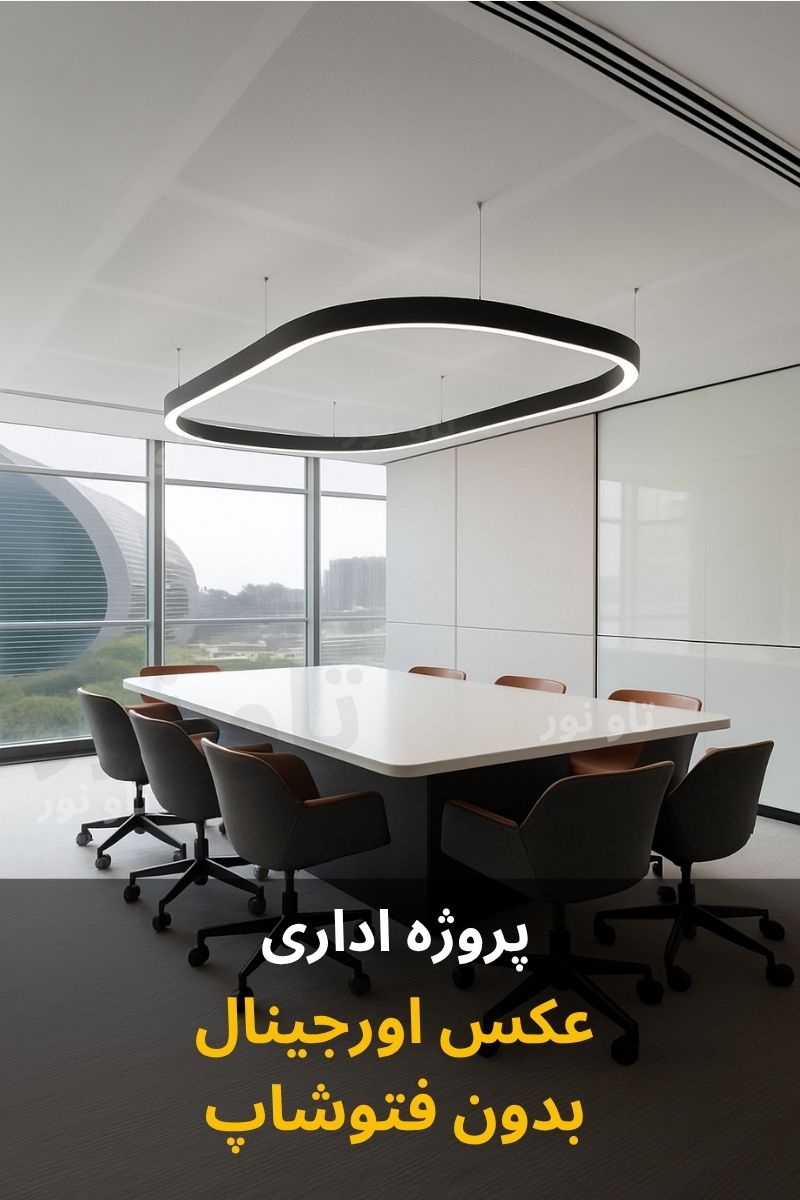 چراغ آویز بیضی خطی