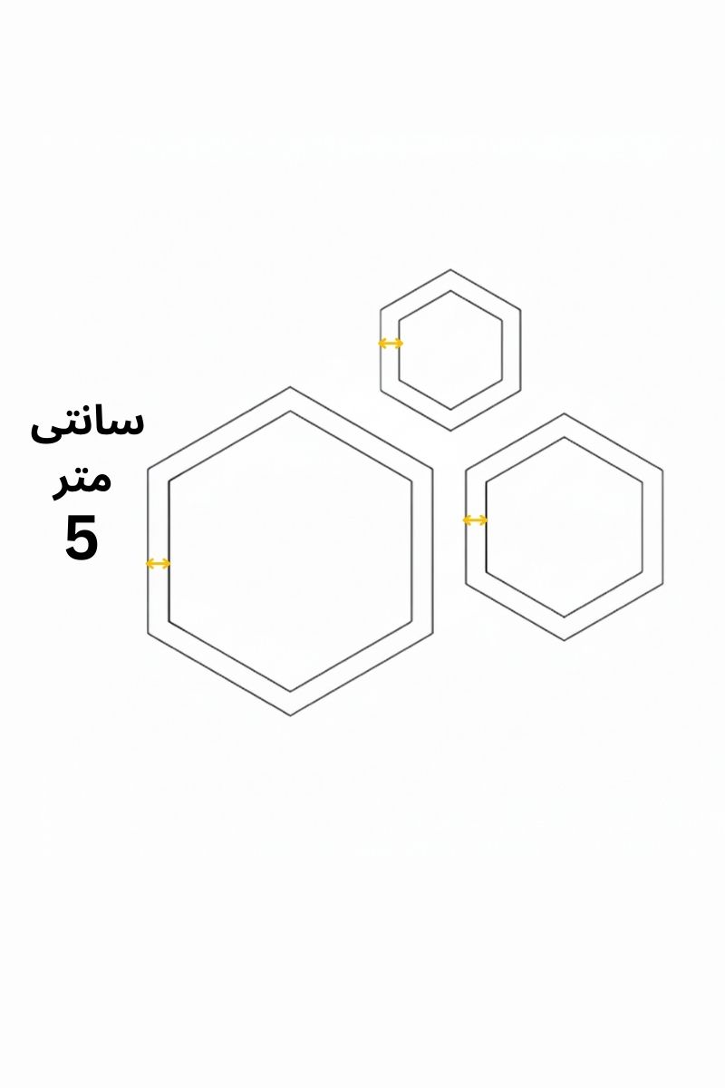 چراغ خطی 6 شش ضلعی