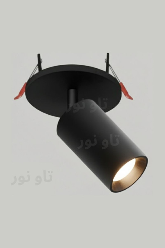 چراغ استوانه متحرک توکار