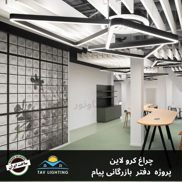 چراغ خطی منحنی کرو