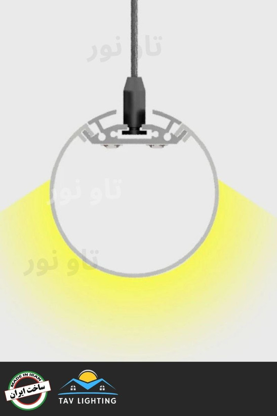 چراغ خطی لوله ای 360 درجه